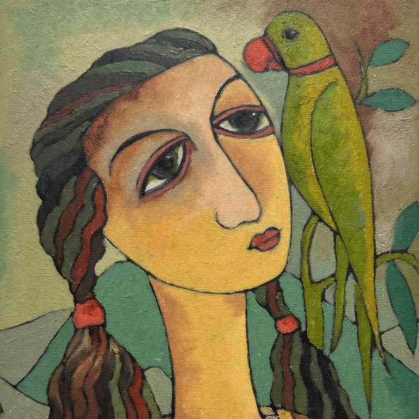 Women and Birds Art Prints