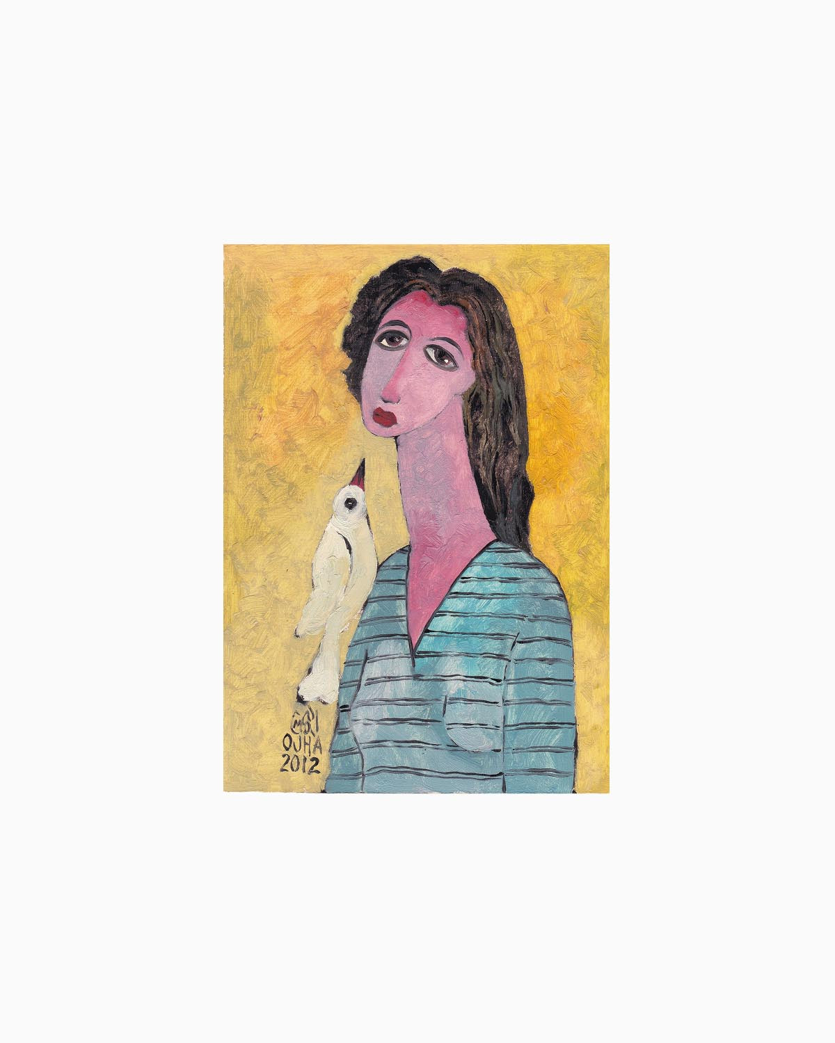 White Bird Companion | Original Artwork