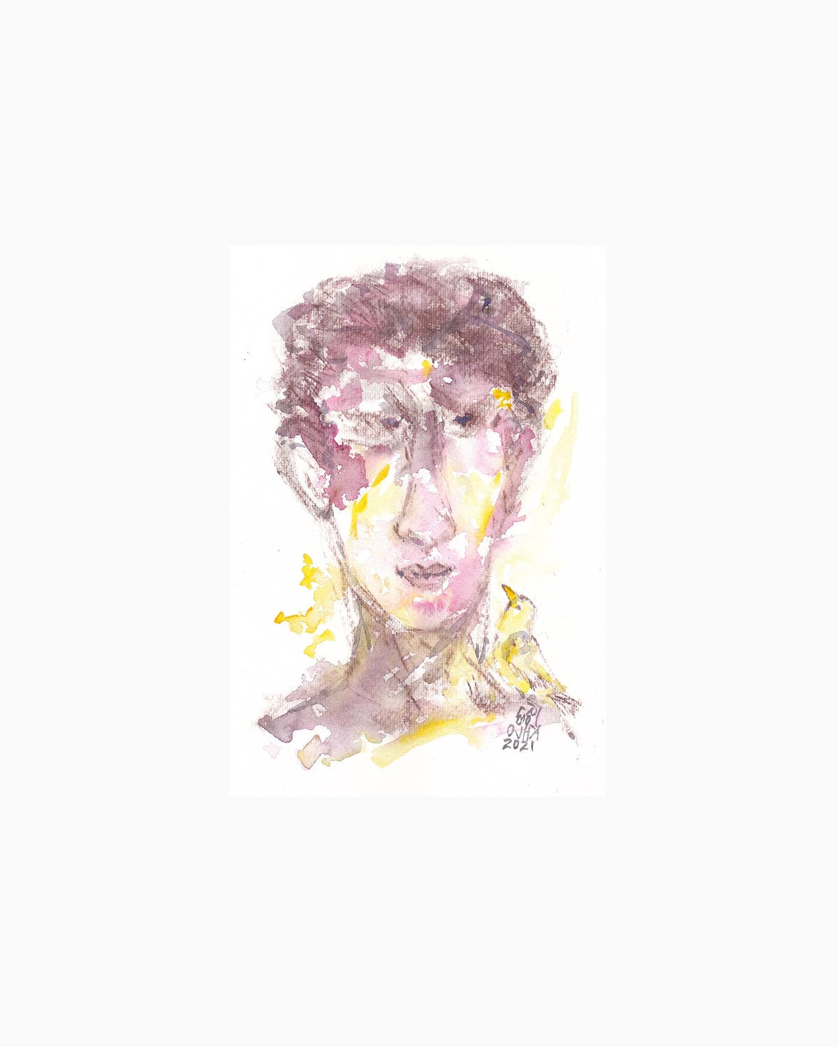 Fading Light Portrait | Original Artwork