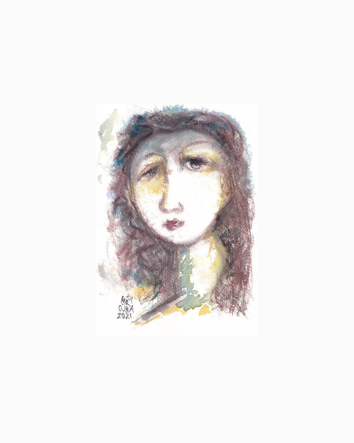 Soft Wash Portrait | Original Artwork