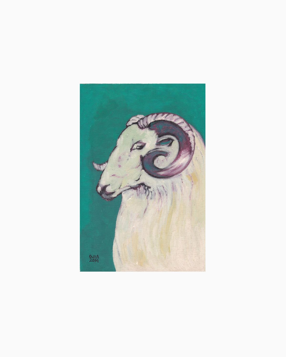 White Ram | Original Artwork