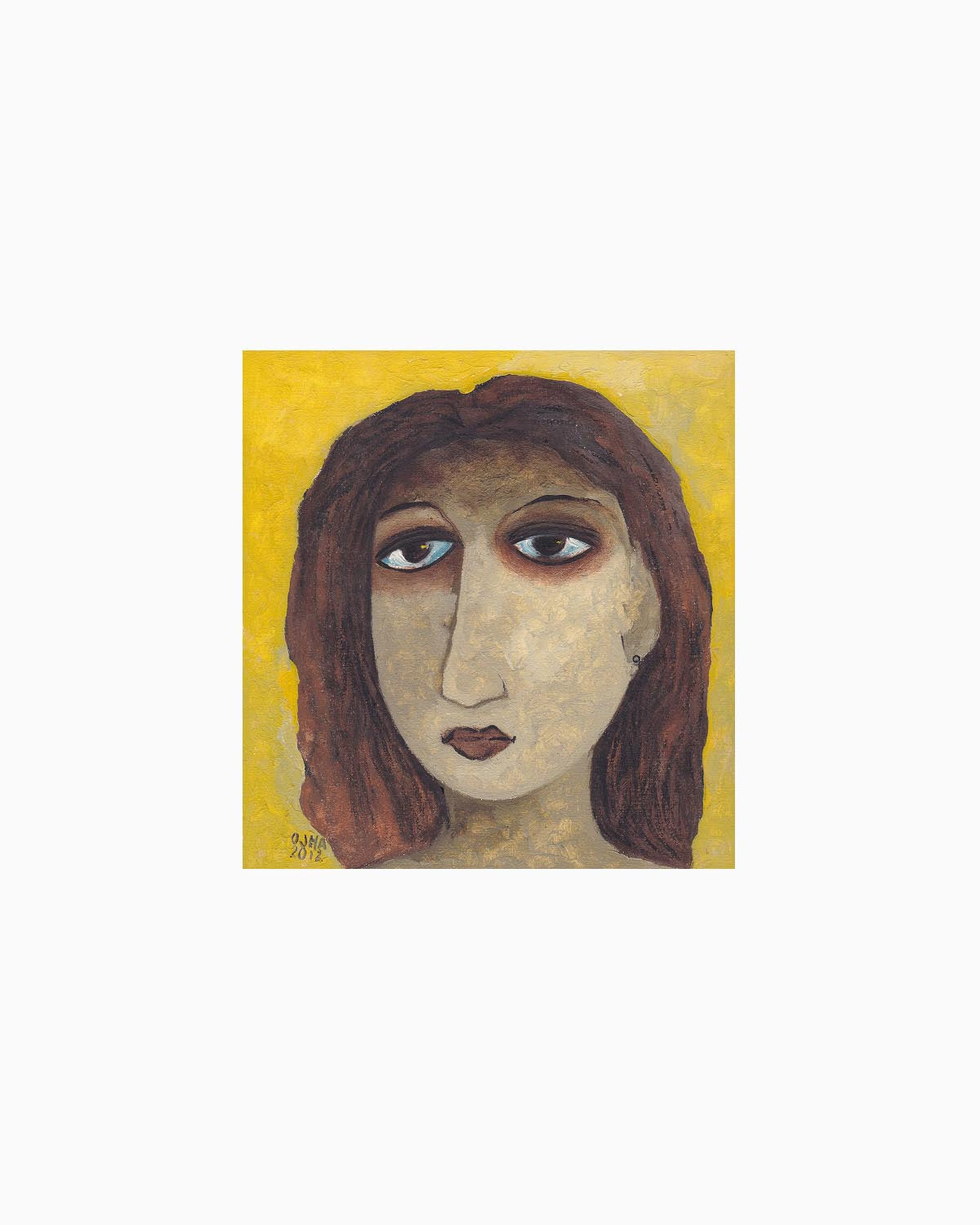 Yellow Ground Portrait | Original Artwork