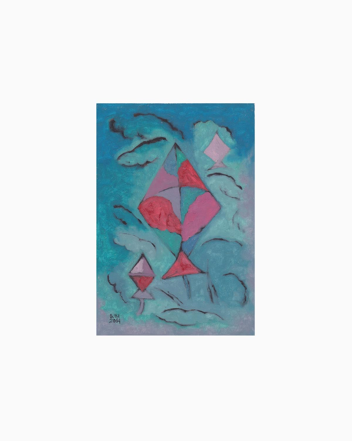Kites in the Wind | Original Artwork