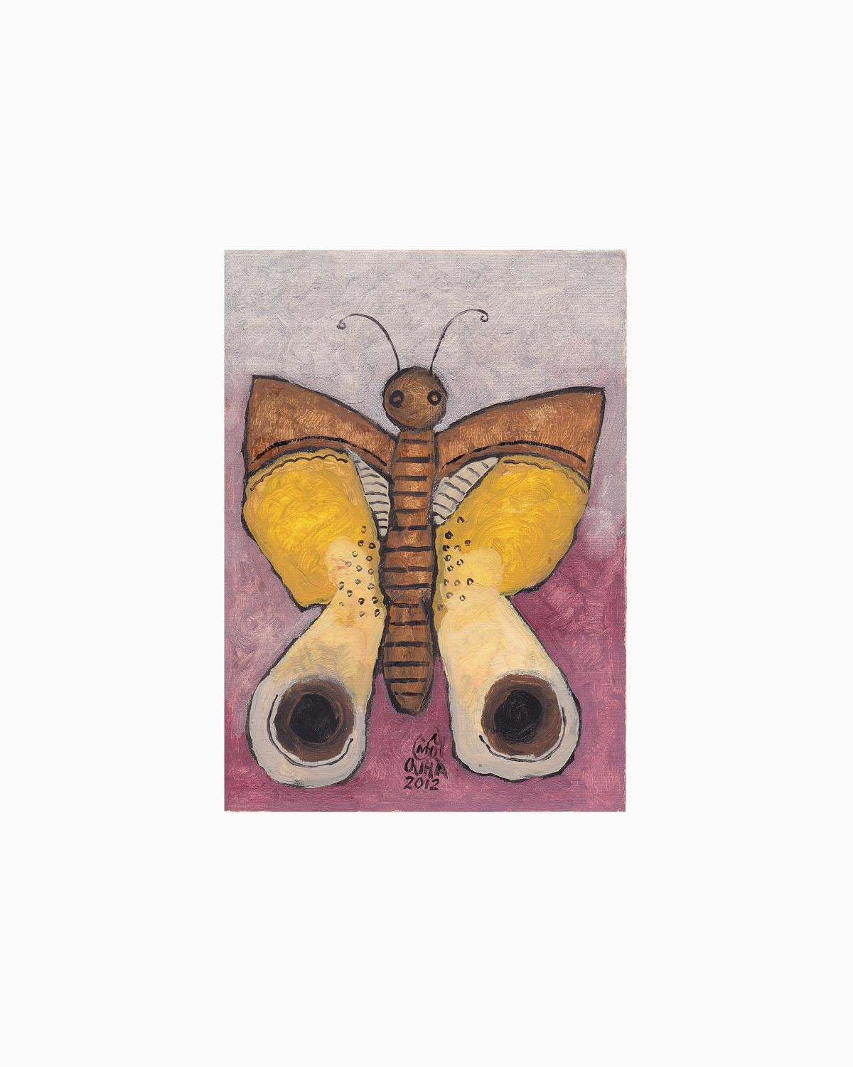 Golden Wing Moth | Original Artwork