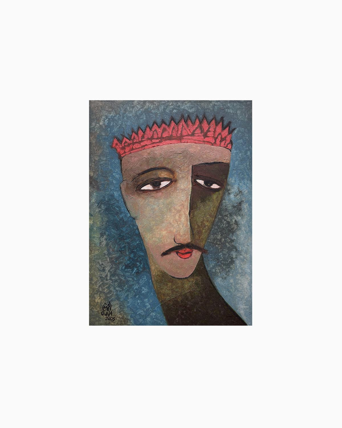 Red Crown Man | Original Artwork